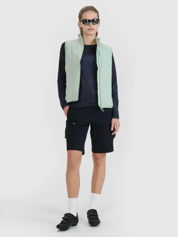 Fanellë me mëngë të gjata për femra 4f, për biçikletë