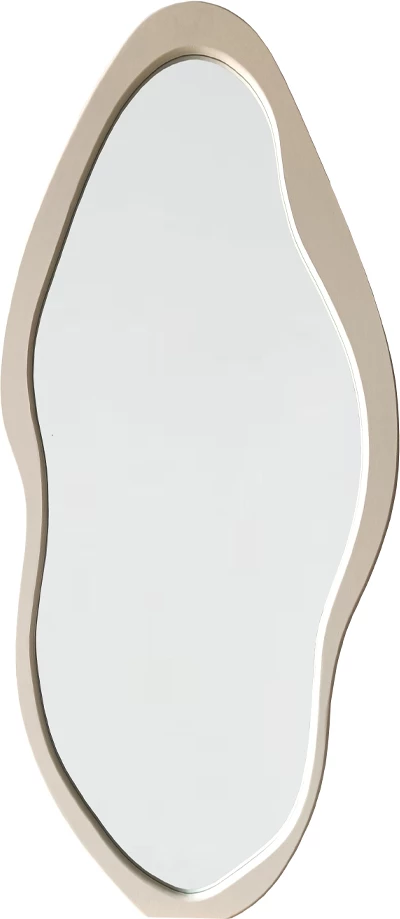 Pasqyrë Splatch, kornizë krem, 80x180cm