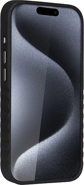 Mbështjellës Audi për iPhone 15 Pro Max, lëkurë sintetike, MagSafe, Kuq