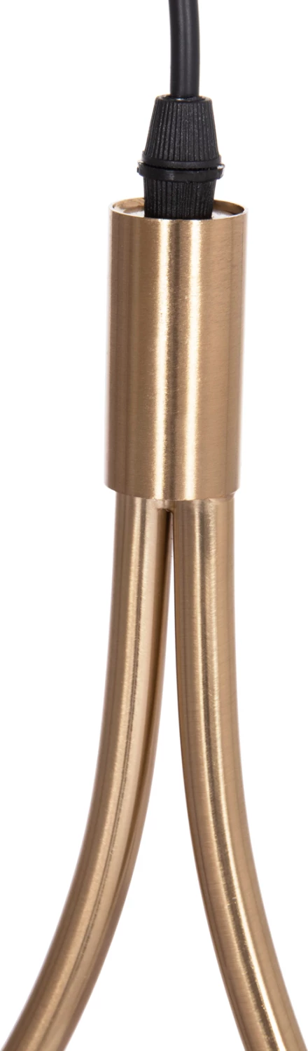 Llambë tavani varëse DROPLET, metalik, ngjyrë ari, glob i bardhë qumështi, FH7503.12, 23.5x12x147cm