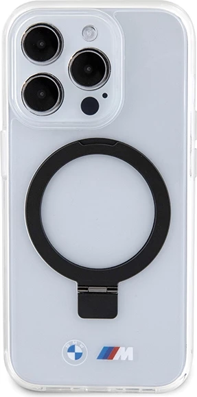Mbështjellës BMW Ring Stand M Collection MagSafe për iPhone 15 Pro, Transparent
