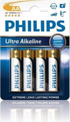 Philips Bateri AA Ultra Alkalin 4 set