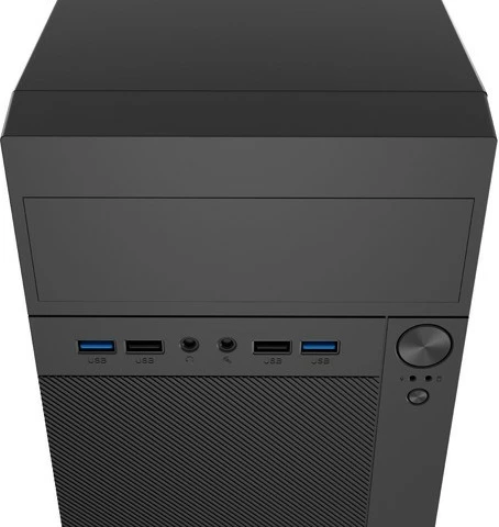 Kasë Natec Helix NPC-2038, Micro Tower/Mini Tower, Micro ATX/Mini ITX, e zezë