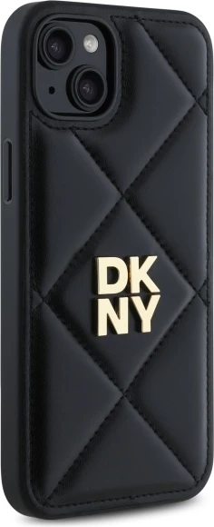 Mbështjellës DKNY për iPhone 15 Plus, i zi