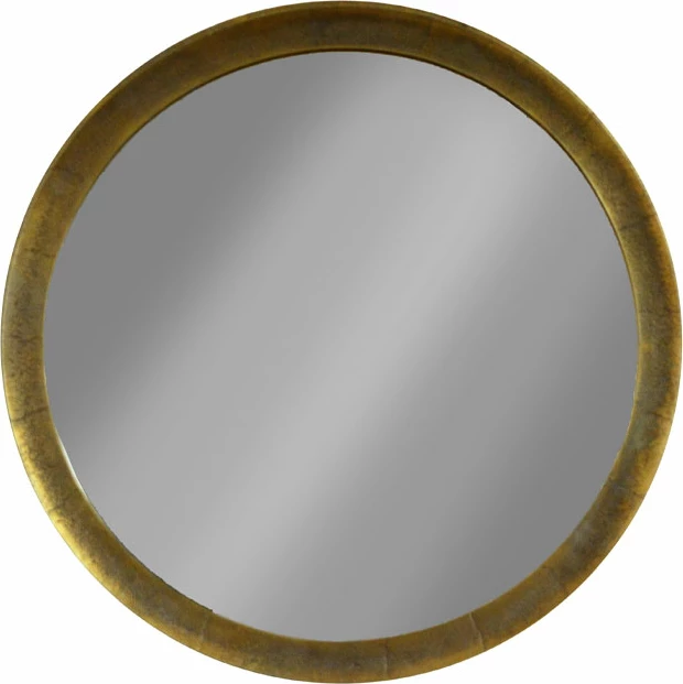 Pasqyrë e rrumbullakët, ngjyrë bronzi antik, LANDING 58, 58x3x58cm