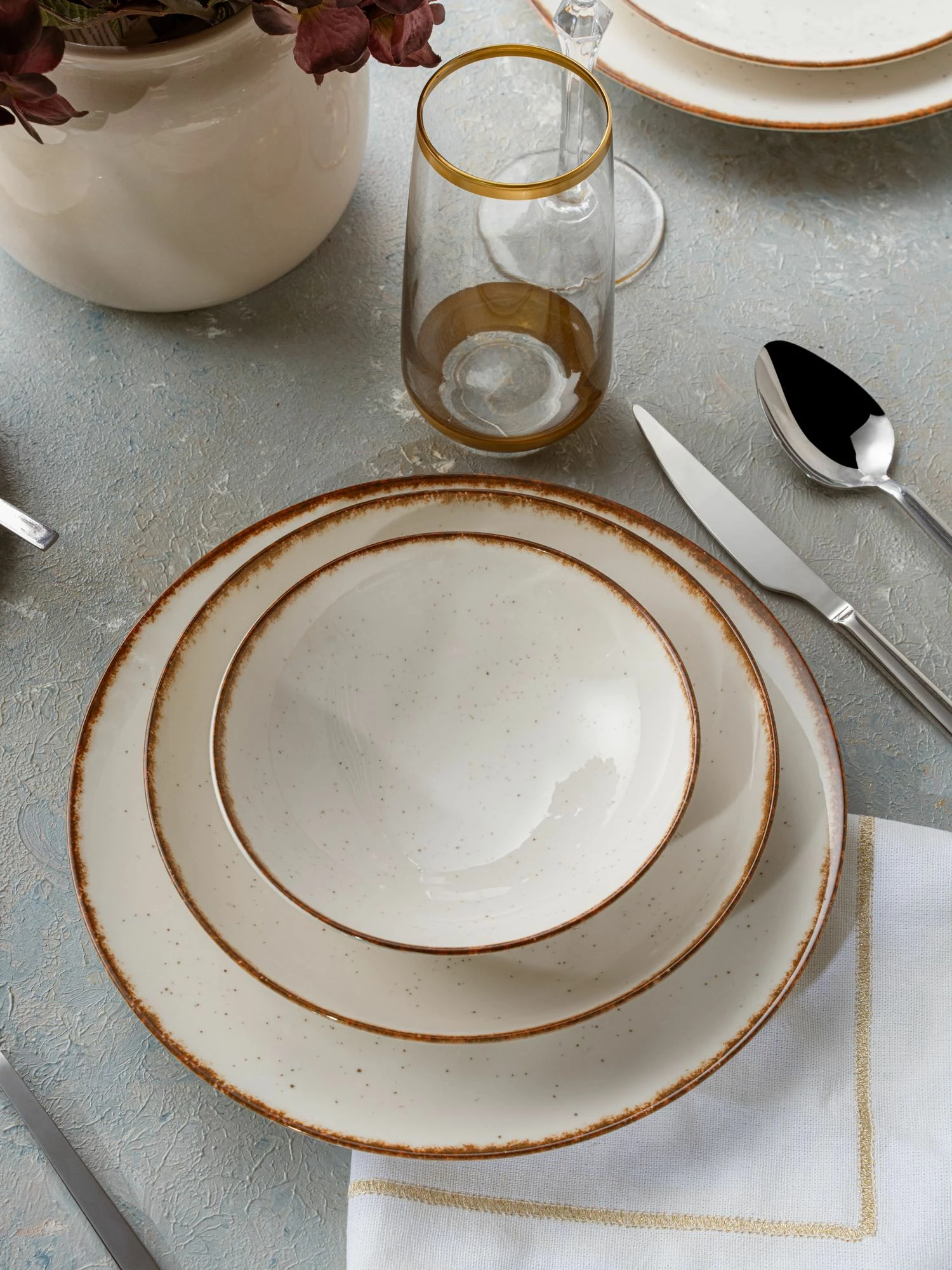 Set enësh për drekë (24 copë), Hermia, GBSATN24KY458KH