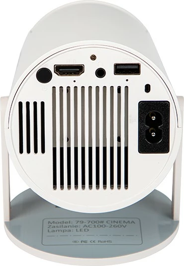 Projektor portabil BLOW HY300 me AndroidTV, FullHD, i bardhë