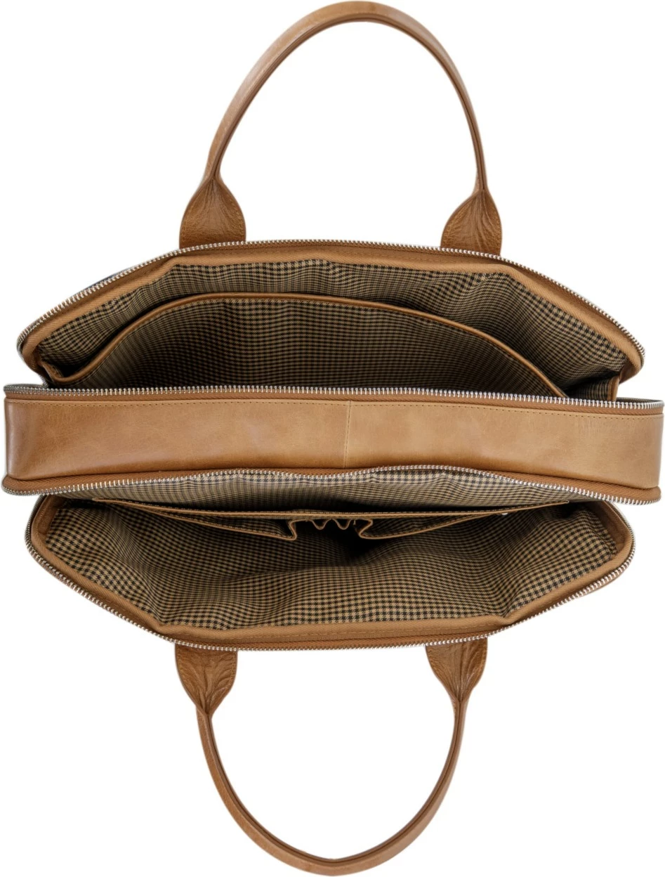 Çantë laptopi dbramante1928 KRONBORG 16in 2nd Gen, lëkurë tan