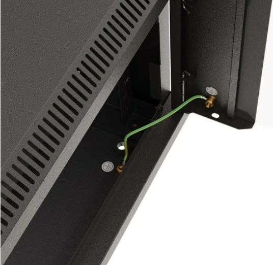 Kasë rrjeti Lanberg WF03-5306-10B, 19", 6U, për montim në mur, xham i zi