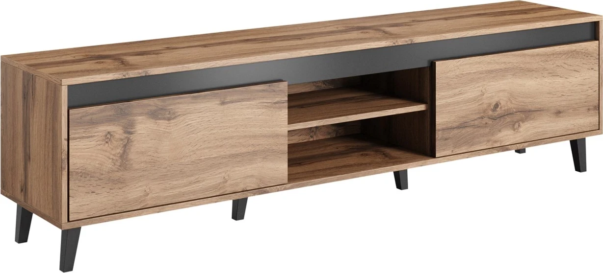 Komodinë Cama Nord II, e kaftë/zezë