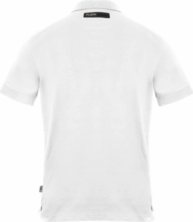 Maicë polo për meshkuj Plein Sport, e bardhë