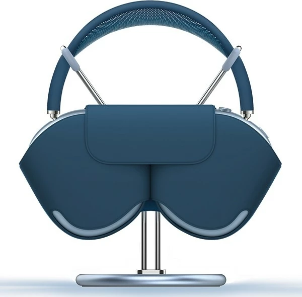 Mbajtëse kufjesh SODI SAM-300 për AirPods Max, stand tavoline, alumini/inoks, blu