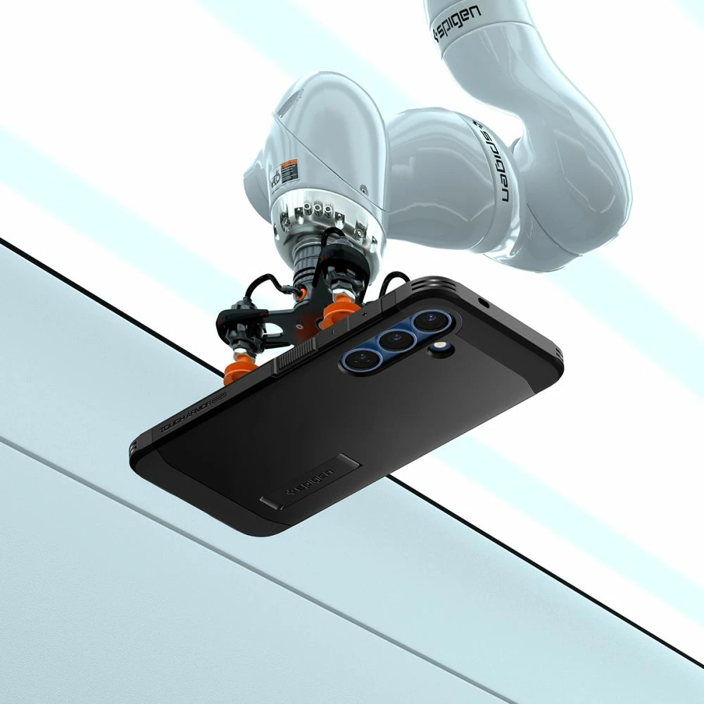 Mbështjellës Spigen Tough Armor MagSafe për Samsung Galaxy S25, zi