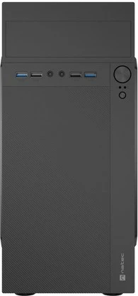 Kasë Natec Helix NPC-2038, Micro Tower/Mini Tower, Micro ATX/Mini ITX, e zezë