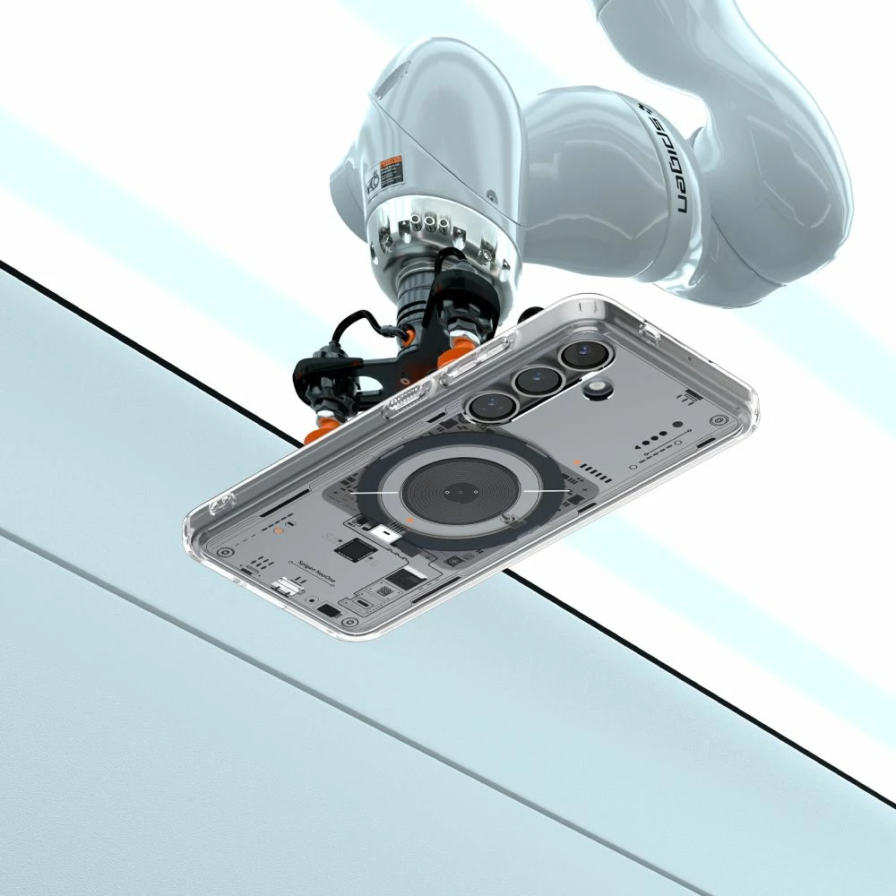 Mbështjellës Spigen Ultra Hybrid Mag për Samsung Galaxy S25 Neo One, Transparent