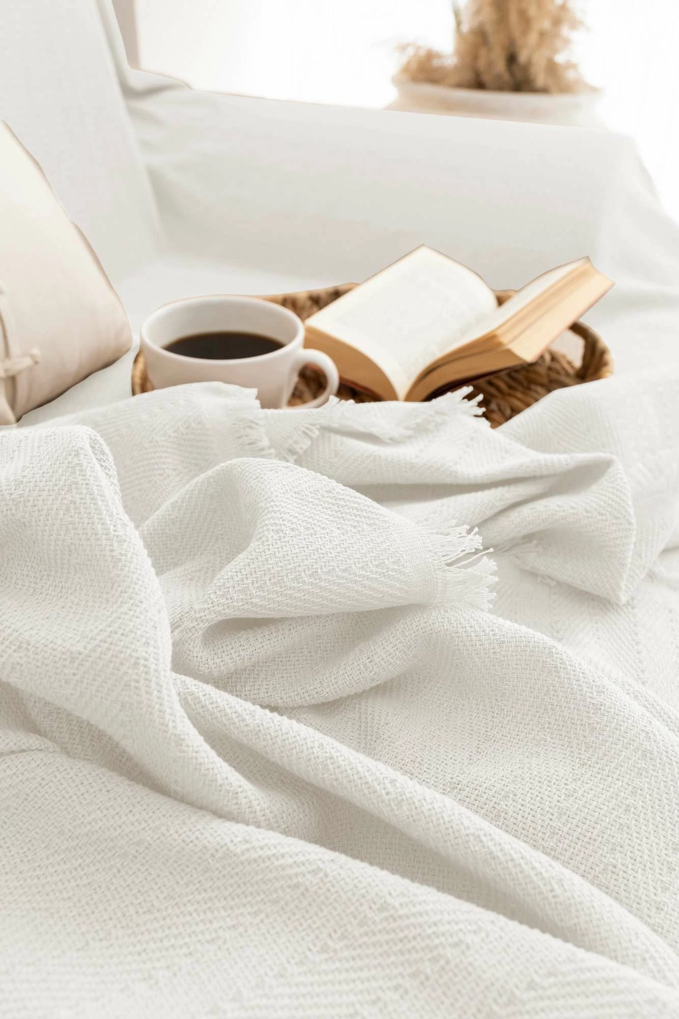 Mbulesë divani L'essentiel, Rio, ngjyrë krem