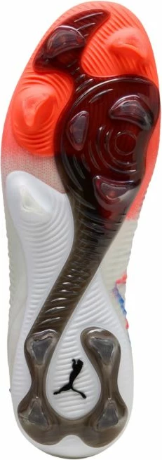 Atlete futbolli Puma për meshkuj, të bardha-portokalli