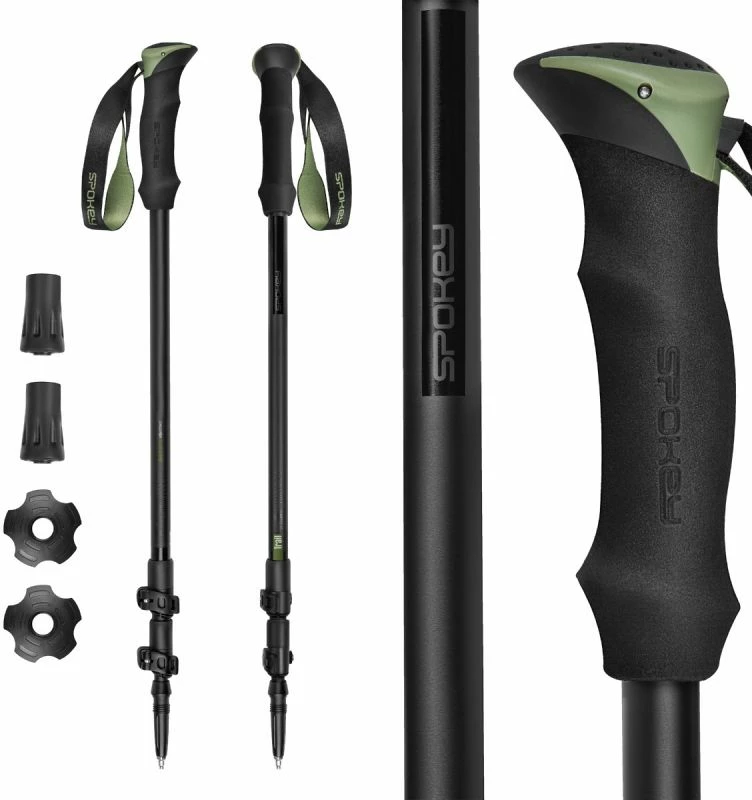 Shkopinj trekking Spokey, unisex, të zinj