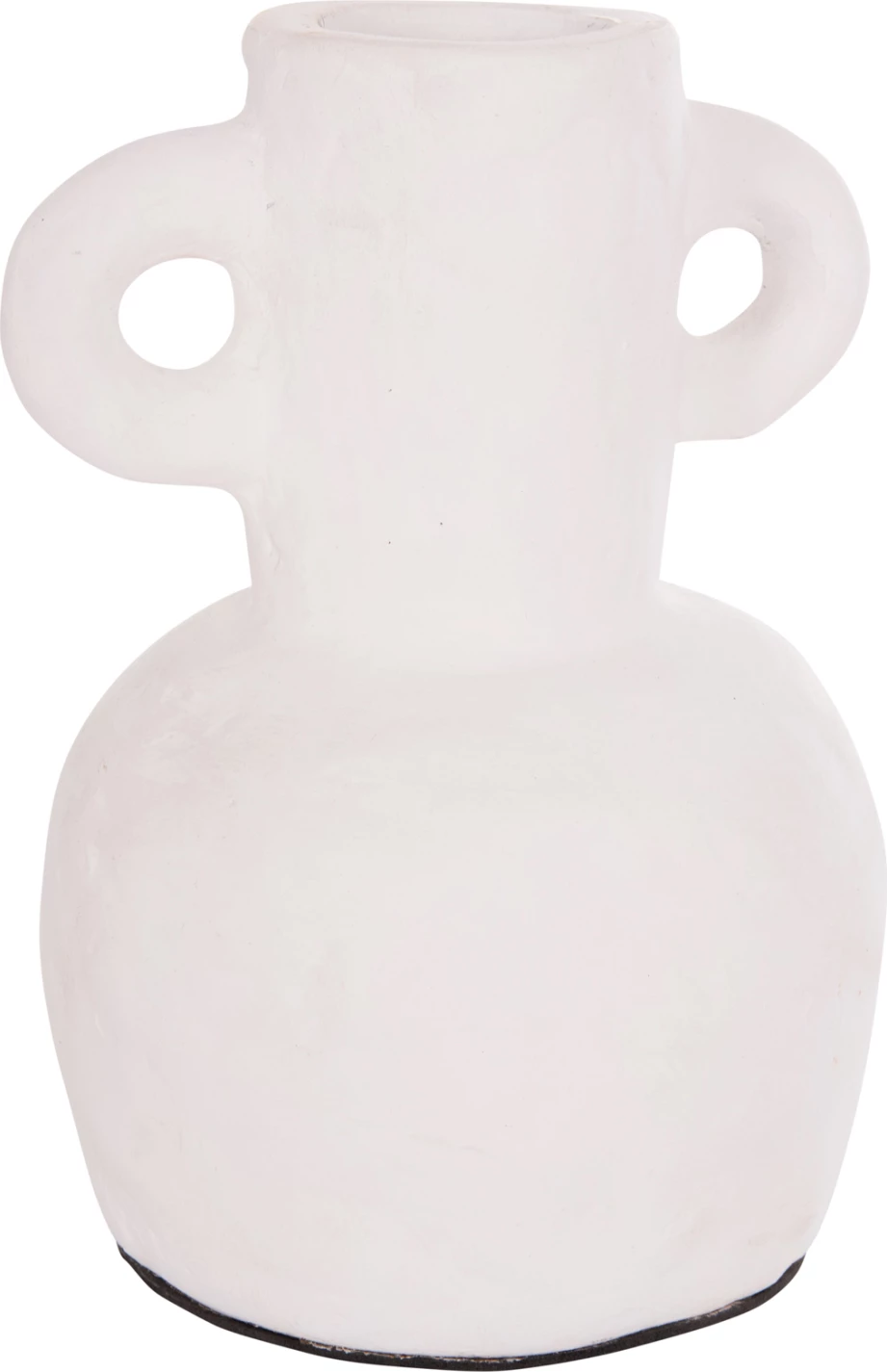 Vazo dekorative CLAYVON, terrakotë, ngjyrë e bardhë, FH4406, 14x20cm