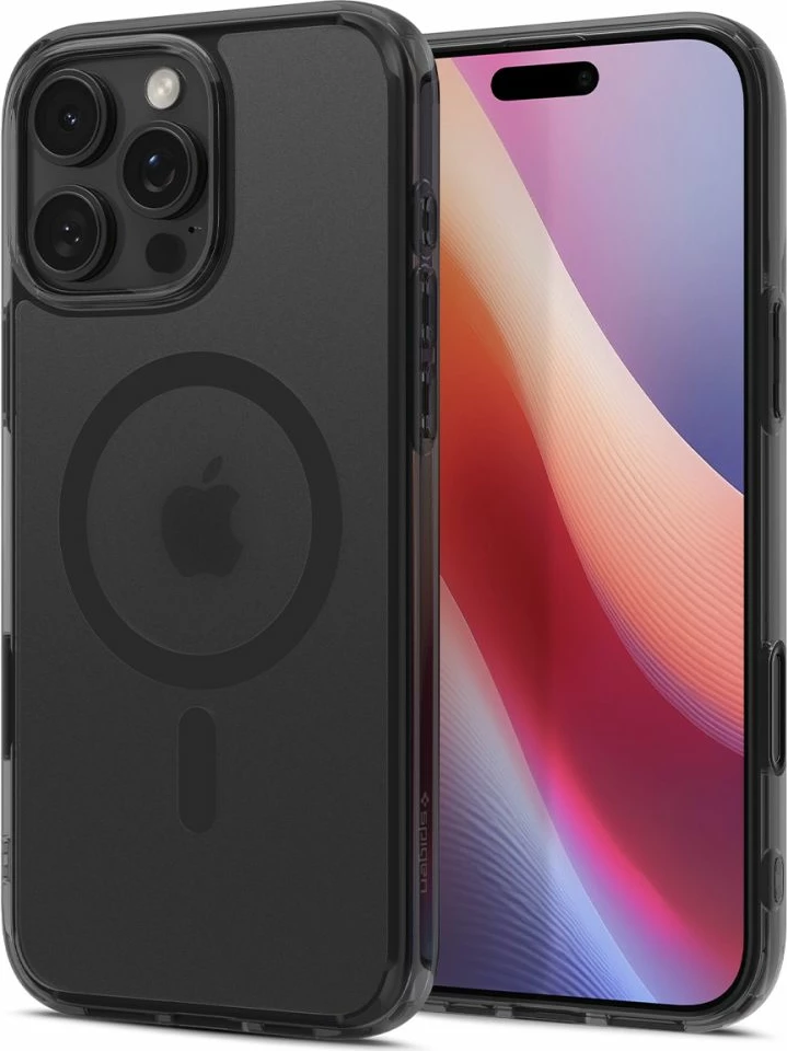 Mbështjellës Spigen Ultra Hybrid për iPhone 16 Pro, Zi