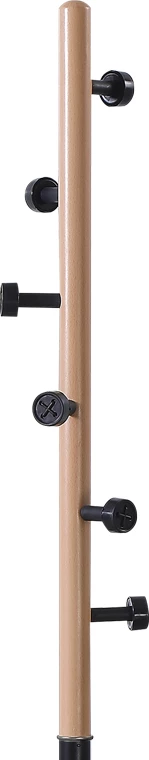 Varëse palltosh Sinem, metal, ngjyrë e zezë-natyrale, D30x175cm