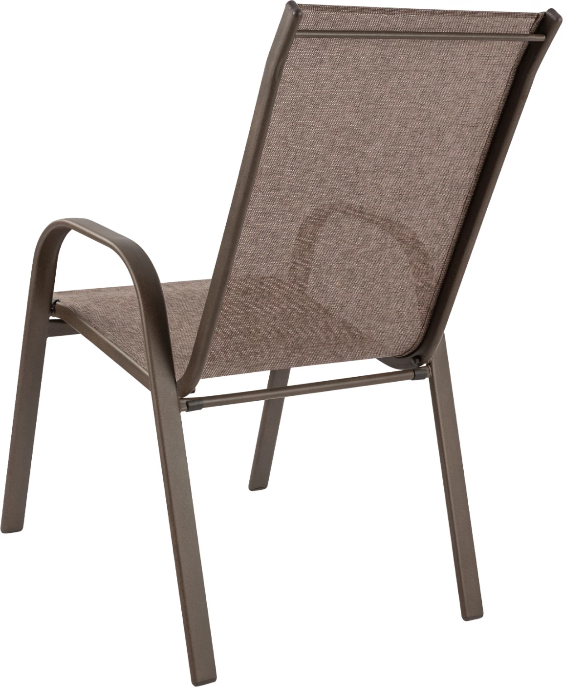 Karrige e jashtme LEON FH5000.02, kornizë metali ngjyrë kafe, tekstilene kafe, 54x70x93H cm