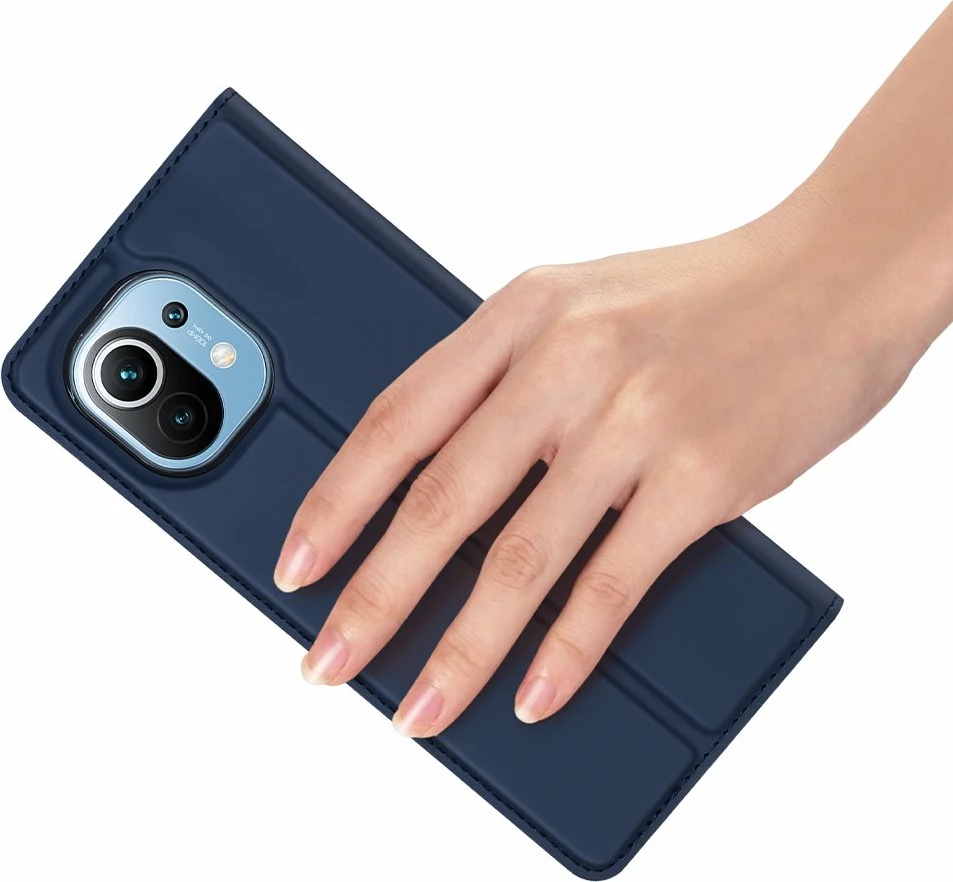 Mbështjellës Dux Ducis Skin Pro Bookcase për Xiaomi Mi 11, Blu
