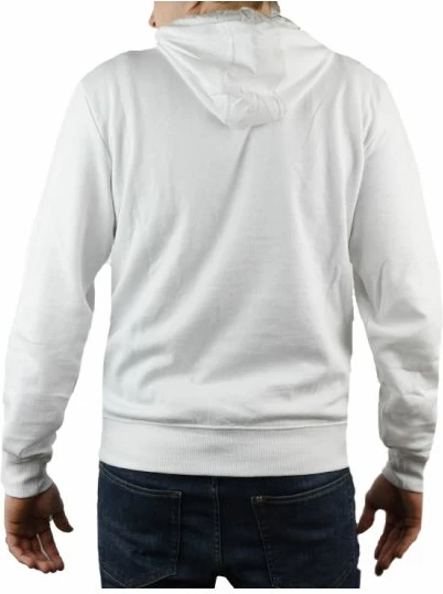 Duks me kapuç Kappa për meshkuj, i bardhë