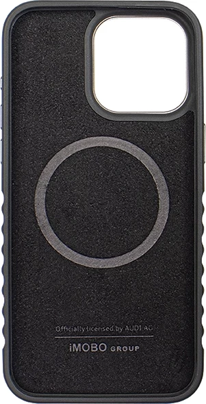 Mbështjellës Audi Genuine Leather me MagSafe për iPhone 14 Pro, zi e kuqe