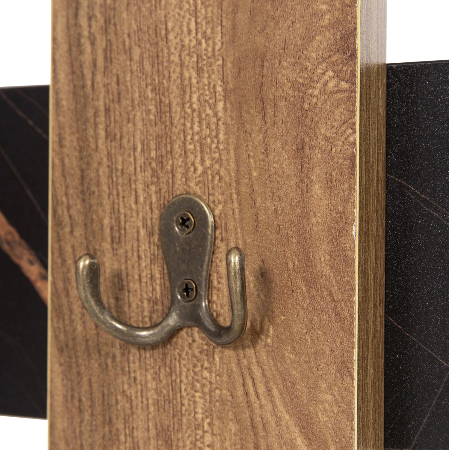 Varëse muri WESSON FH8940.15 melaminë, mermer i zi & natyral, 64x4x79Hcm