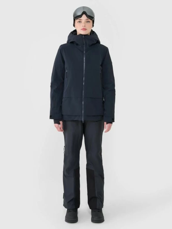 Jakne ski për femra 4F, e zezë