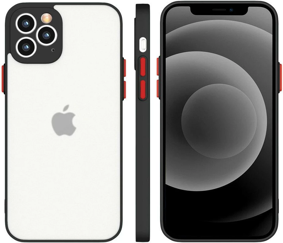 Mbështjellës Hurtel Milky Case për Samsung Galaxy A42 5G, silikon, gjysmë-transparent, zi