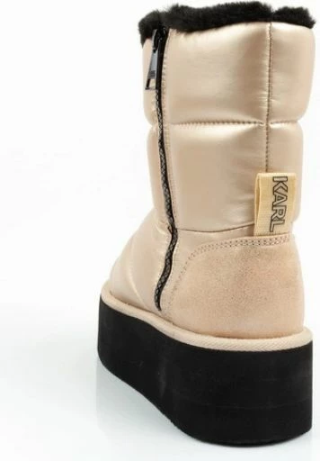 Çizme bore për femra Karl Lagerfeld, të arta