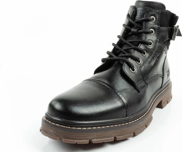 Çizme meshkuj Wrangler, të zeza