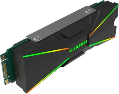 Ftohës SSD Xilence Performance A+ M2SSD Kühler ARGB XC401, i zi