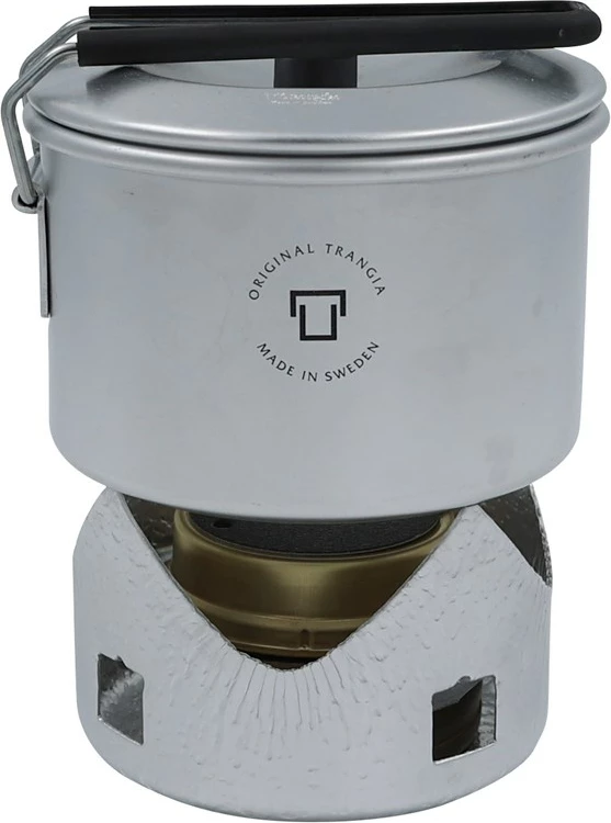 Set gatimi portativ Trangia MICRO ORIGINAL me djegës, argjendtë