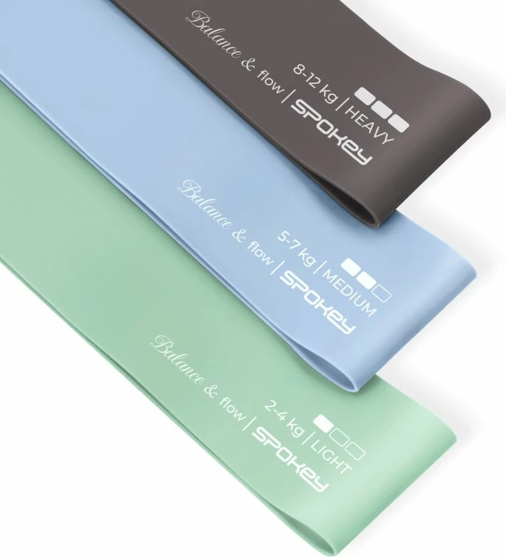 Set shirita rezistence Spokey FLEX, të zeza