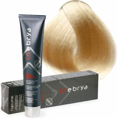 Ngjyrë për flokë Inebrya 10/0 Bionde Platinium e qelët, 100 ml