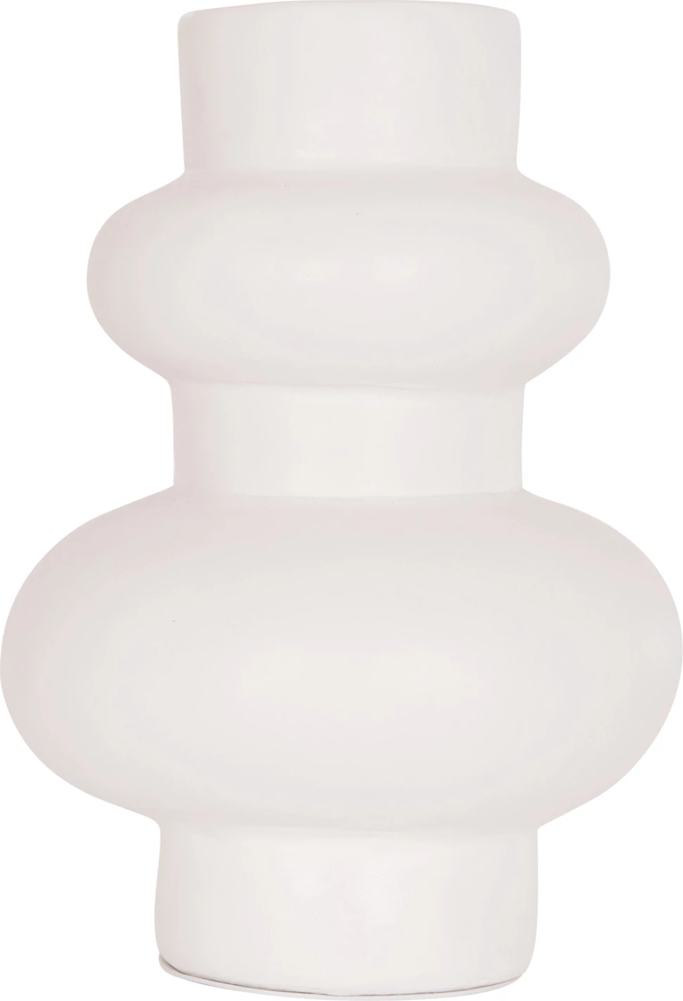 Vazo dekorative tavoline LEMA, terrakotë e bardhë, FH4664.02M, 22x29cm