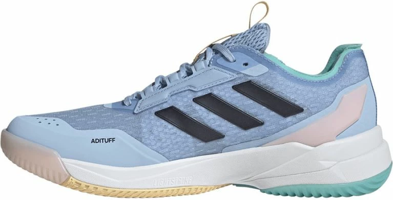 Atlete volejbolli adidas për femra, blu