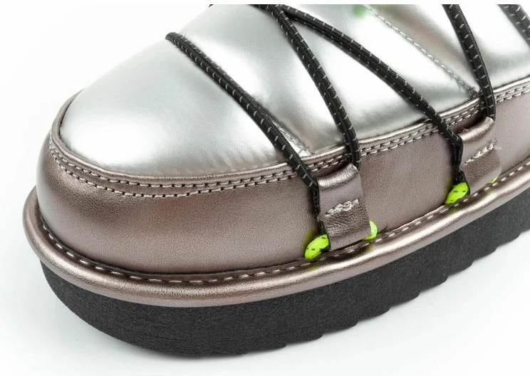 Çizme dimri për femra D.Franklin, argjendi