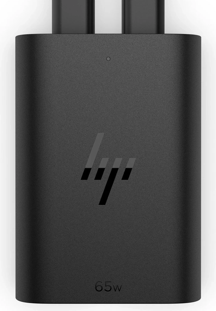 Karikues për laptop HP GaN, USB-C, 65W, i zi