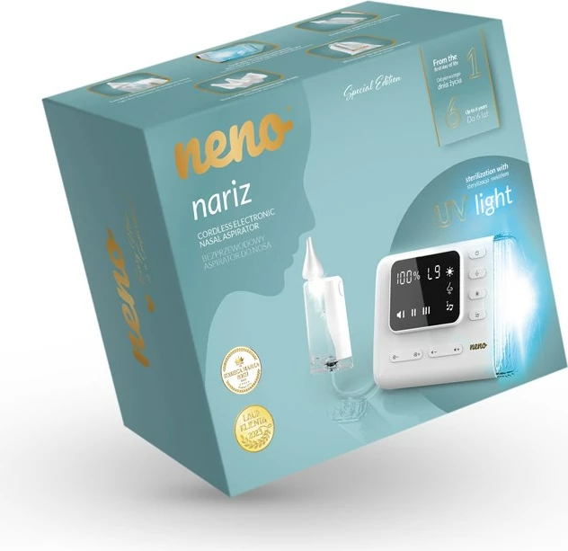 Aspirator nazal pa tela neno NARIZ, i bardhë, 3 mbulesa