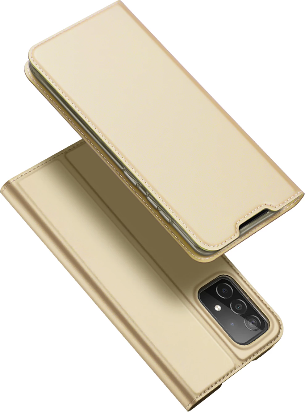 Mbështjellës Dux Ducis Skin Pro për Samsung Galaxy A73, me kapak, Gold