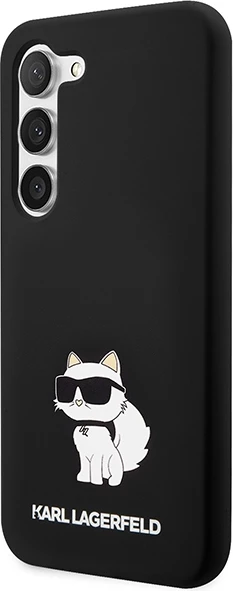 Mbështjellës Karl Lagerfeld Silicone Choupette për Samsung Galaxy S24, i zi