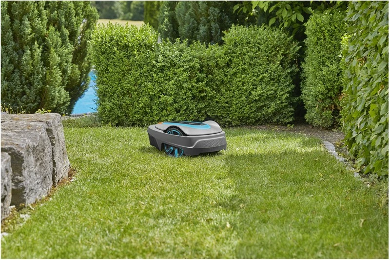 Kositës robotik Gardena 19605-60, smart SILENO city, 400m², Li-Ion 18V, i zi/gjelbër/gri