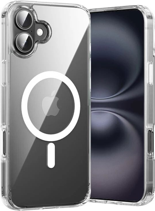 Mbështjellës Vention KUGT0-20 për iPhone 16 Plus, MagSafe, Transparent