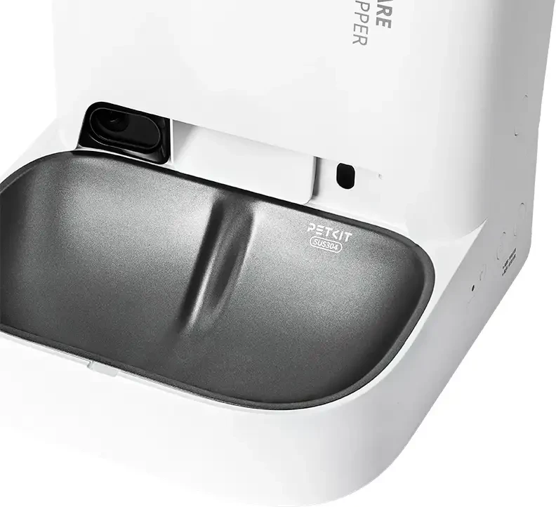 Shpërndarës ushqimi i mençur PetKit Yumshare Dual Hopper, 5L, me kamerë, i bardhë