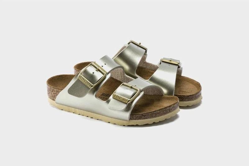 Sandale për fëmijë Birkenstock, të arta