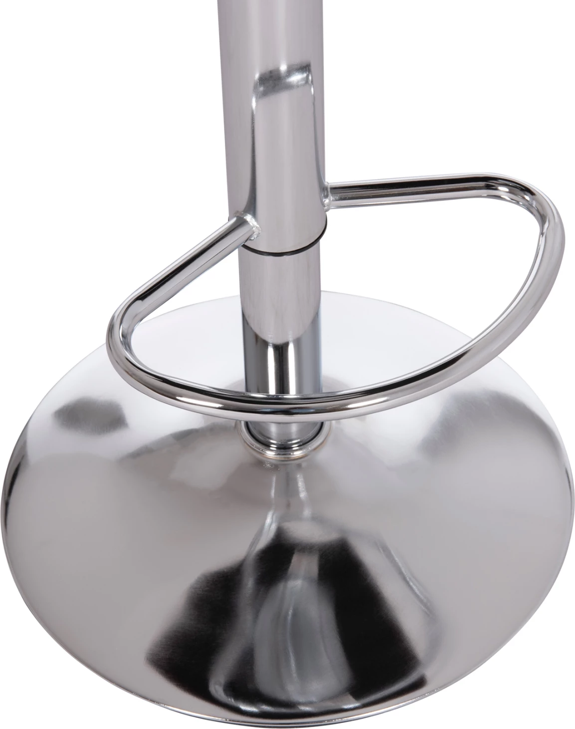 Karrige për bar rrotulluese DIANA, lëkurë PU kafe, metal krom, 44x52x109cm, set prej 2 copash